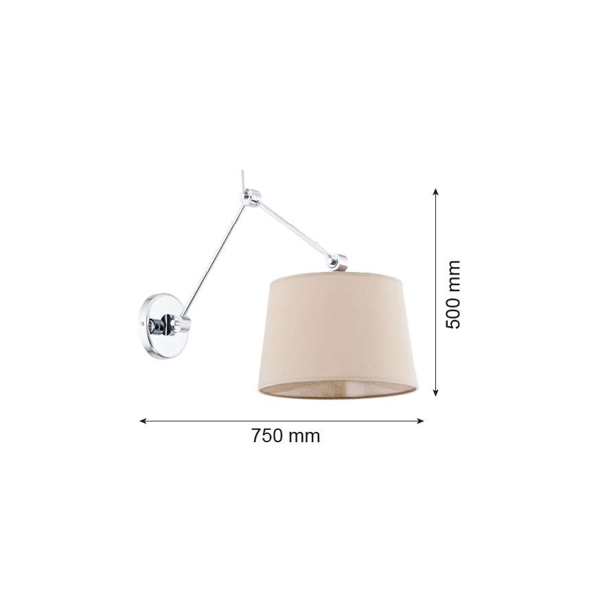 Argon 3546 - Väggbelysning ZAKYNTOS 1xE27/60W