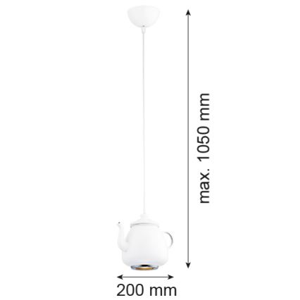 Argon 3650 - Hängande lampa JAMAJKA 1xGU10/50W/230V