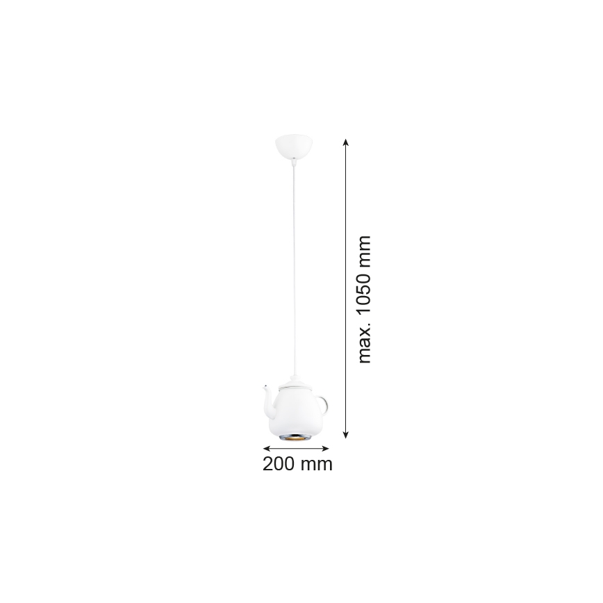 Argon 3650 - Hängande lampa JAMAJKA 1xGU10/50W/230V