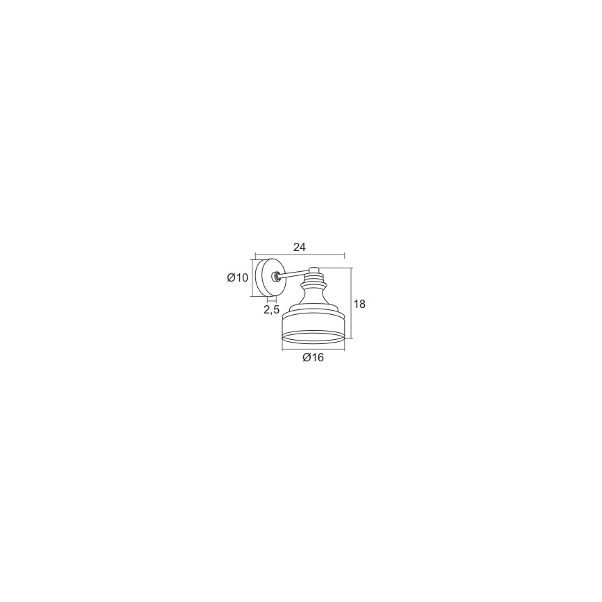 Argon 3796 - LED Väggbelysning TULUZA LED/5W/230V
