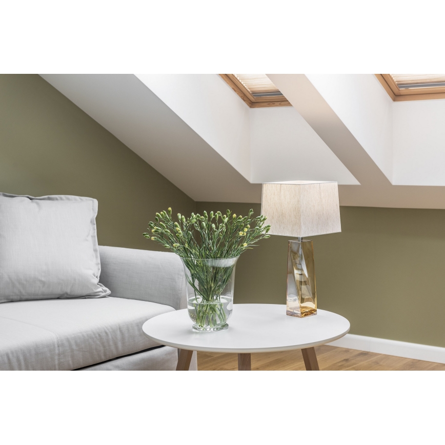 Argon 3840 - Bordslampa LILLE 1xE27/15W/230V vit