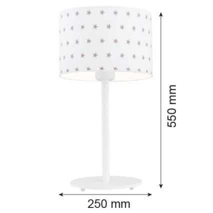 Argon 4125 - Bordslampa MAGIC 1xE27/15W/230V vit