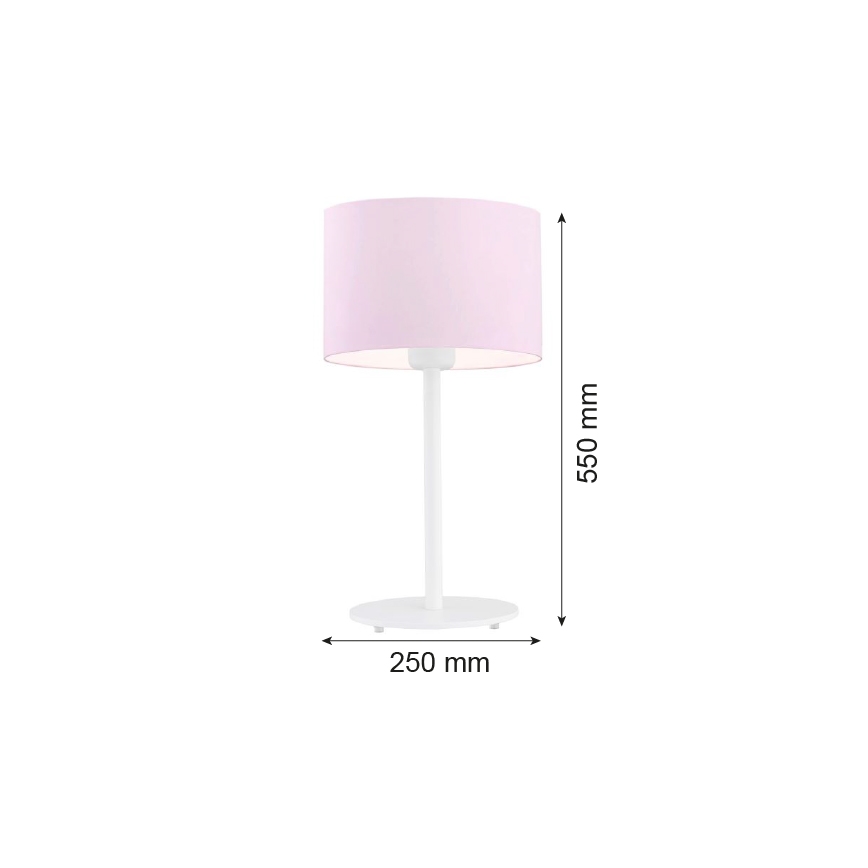 Argon 4128 - Bordslampa MAGIC 1xE27/15W/230V rosa/vit