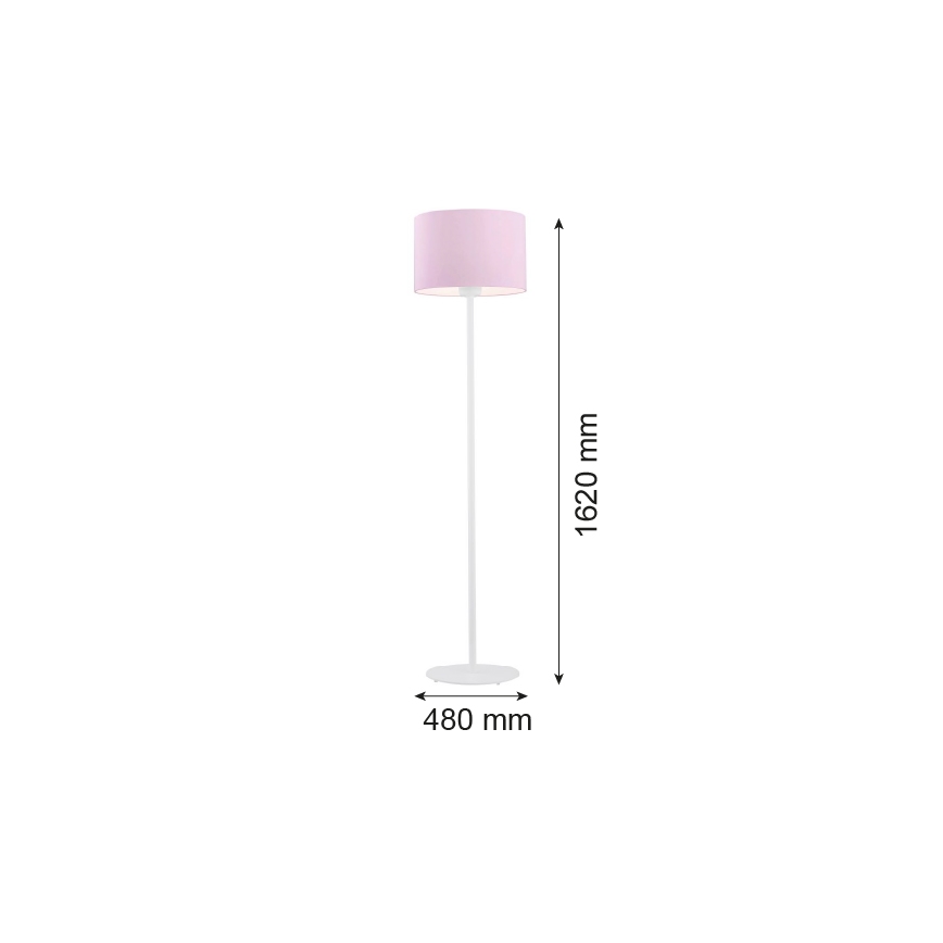 Argon 4132 - Golv lampa MAGIC 1xE27/15W/230V rosa/vit
