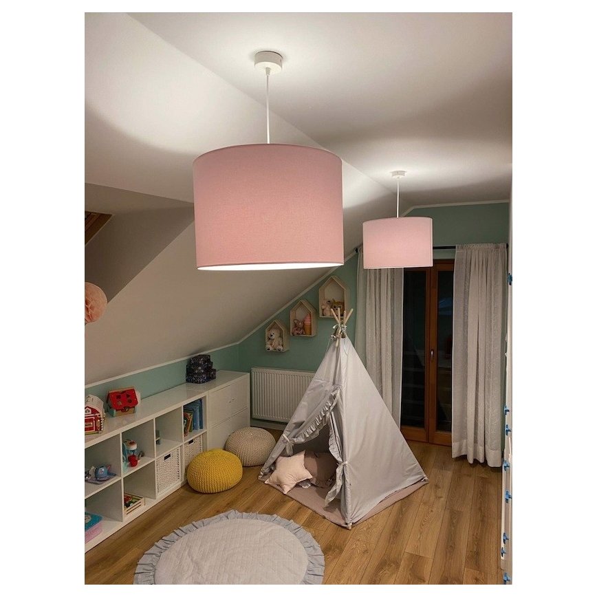 Argon 4136 - Ljuskrona med upphängningsrem MAGIC 1xE27/15W/230V rosa