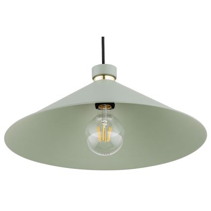 Argon 4694 - Ljusskrona med upphängningsrem  NASHVILLE 1xE27/15W/230V grön
