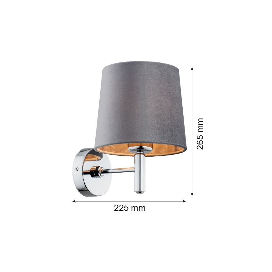 Argon 4725 - Vägglampa  BOLZANO 1xE27/15W/230V