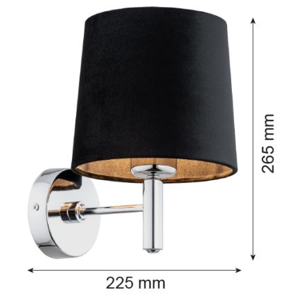 Argon 4726 - Vägglampa  BOLZANO 1xE27/15W/230V