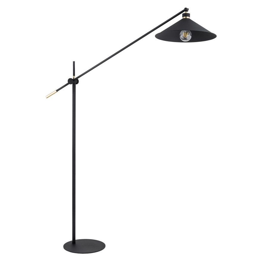 Argon 4732 - Golvlampa  NASHVILLE 1xE27/15W/230V svart 