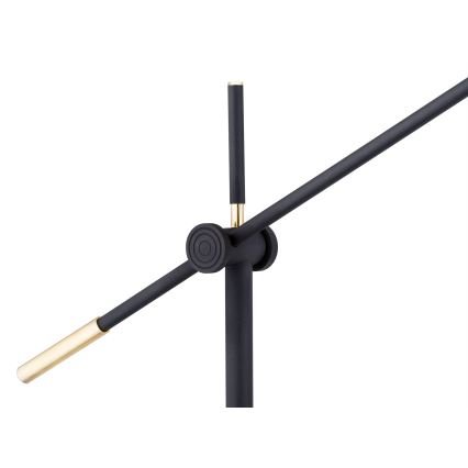 Argon 4732 - Golvlampa  NASHVILLE 1xE27/15W/230V svart 