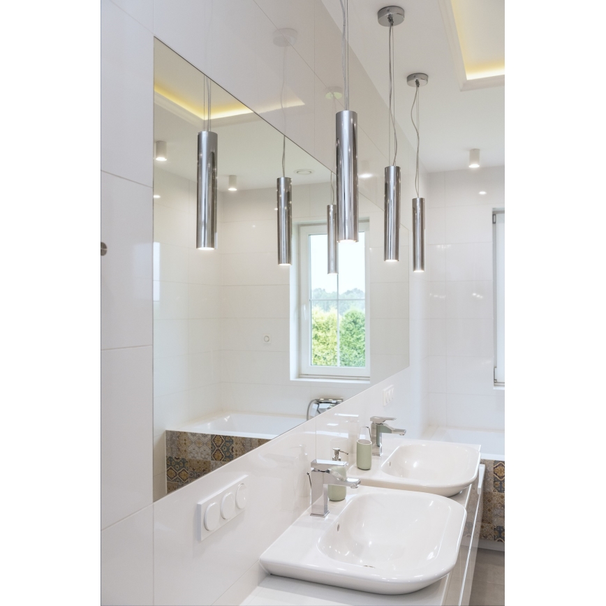 Argon 4756 - Takkkrona på ett snöre  GOMERA 1xGU10/5W/230V svart