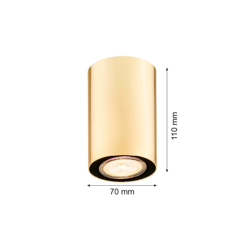 Argon 4759 - Taklampa TYBER 1xGU10/5W/230V gyllene