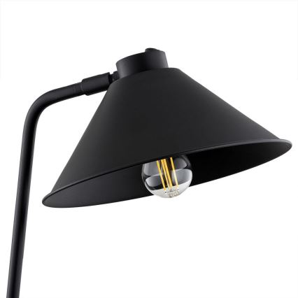 Argon 4999 - Golv lampa GABIAN 1xE27/15W/230V svart