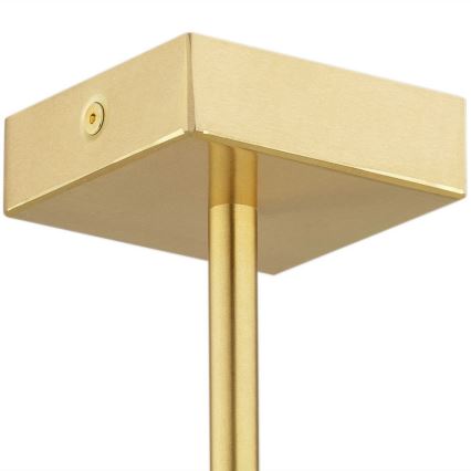 Argon 5052 - Pendelkrona ABRUZZO 8xE14/7W/230V mässing/svart