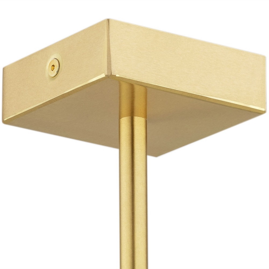 Argon 5052 - Pendelkrona ABRUZZO 8xE14/7W/230V mässing/svart