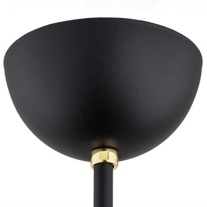 Argon 6144 - Pendelkrona AVILA PLUS 3xE27/15W/230V svart/gyllene/vit