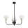 Argon 6166 - Taklampa RAVELLO 3xE14/15W/230V svart/guld