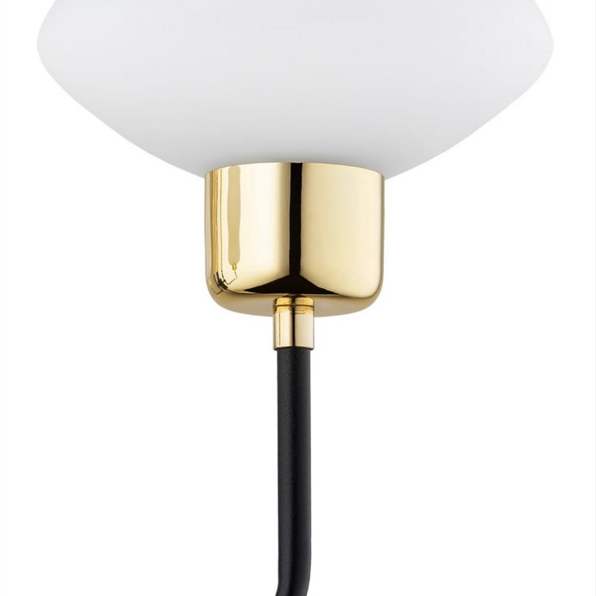 Argon 6166 - Taklampa RAVELLO 3xE14/15W/230V svart/guld