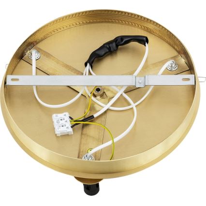 Argon 6290 - Taklampa FABIO 3xE14/7W/230V alabaster guld