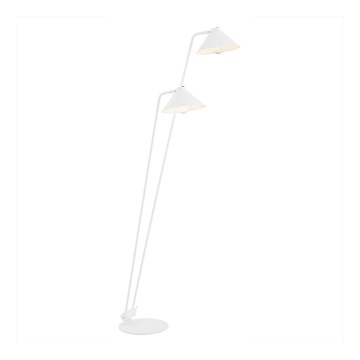 Argon 7074 - Golvlampa GABIAN 2xE27/15W/230V vit