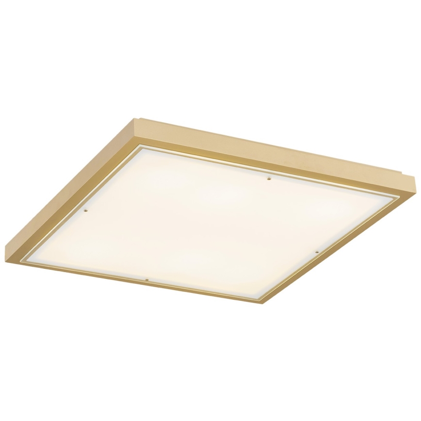 Argon 7167 - Taklampa CARLSON 2xE27/15W/230V 29x29 cm guld