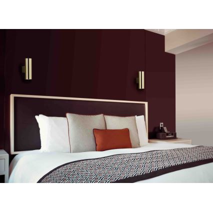 Argon 7178 - Vägglampa MITOS PLUS 2xGU10/5W/230V guld