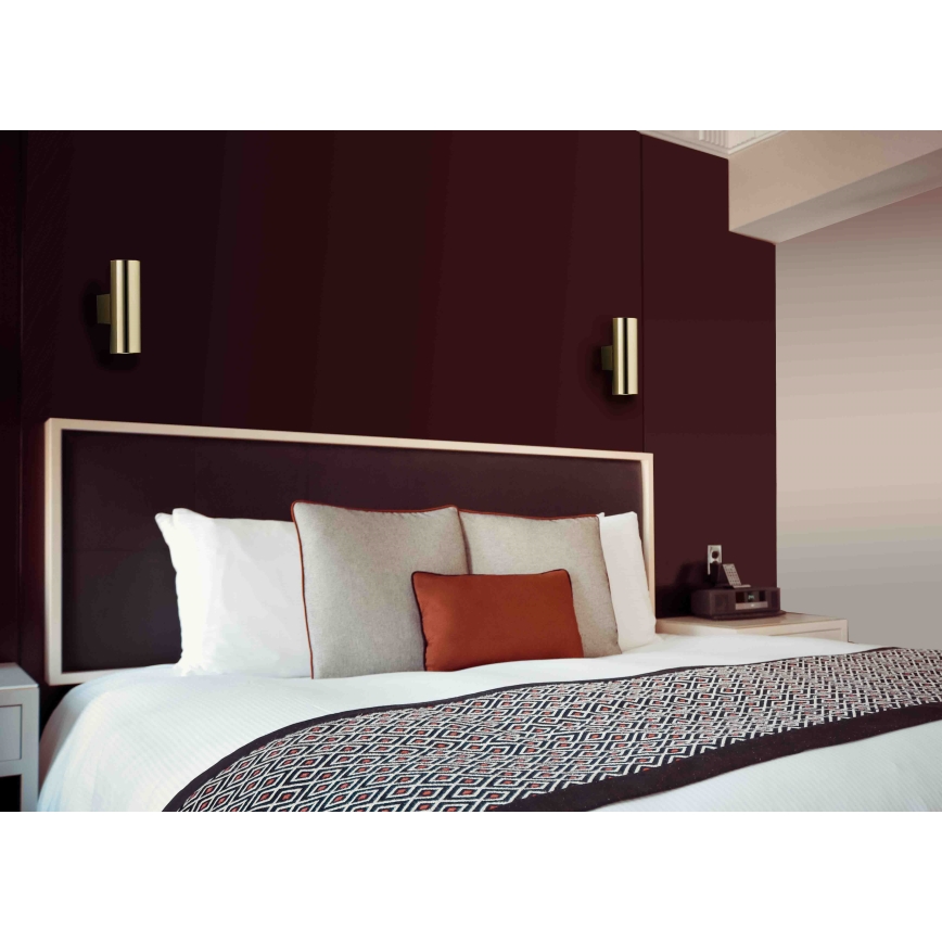 Argon 7178 - Vägglampa MITOS PLUS 2xGU10/5W/230V guld