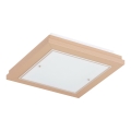 Argon 7267 - Taklampa TABOR 2xE27/15W/230V 32x32 cm beige