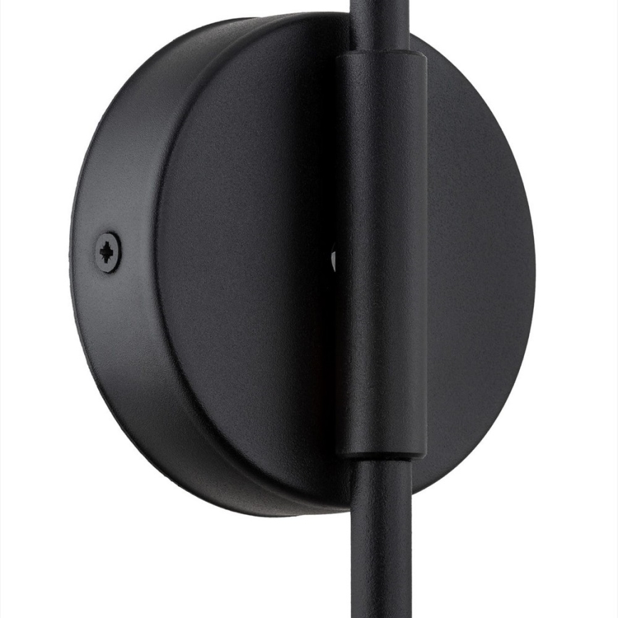 Argon 8009 - Vägglampa AVALONE 1xE27/15W/230V 57 cm svart/gyllene