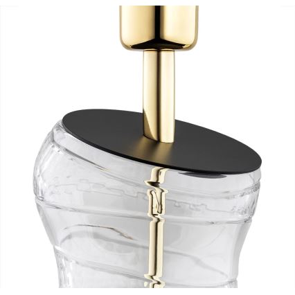 Argon 8036 - Bordslampa VENETO 1xE27/15W/230V vit/mässing/svart