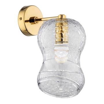 Argon 8046 - Vägglampa SALERNO 1xE27/15W/230V gyllene