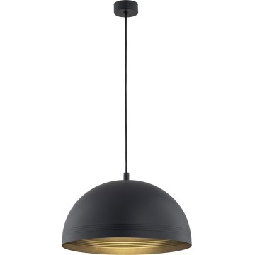 Argon 8242 - Ljuskrona med textilsladd BONITA 1xE27/15W/230V svart