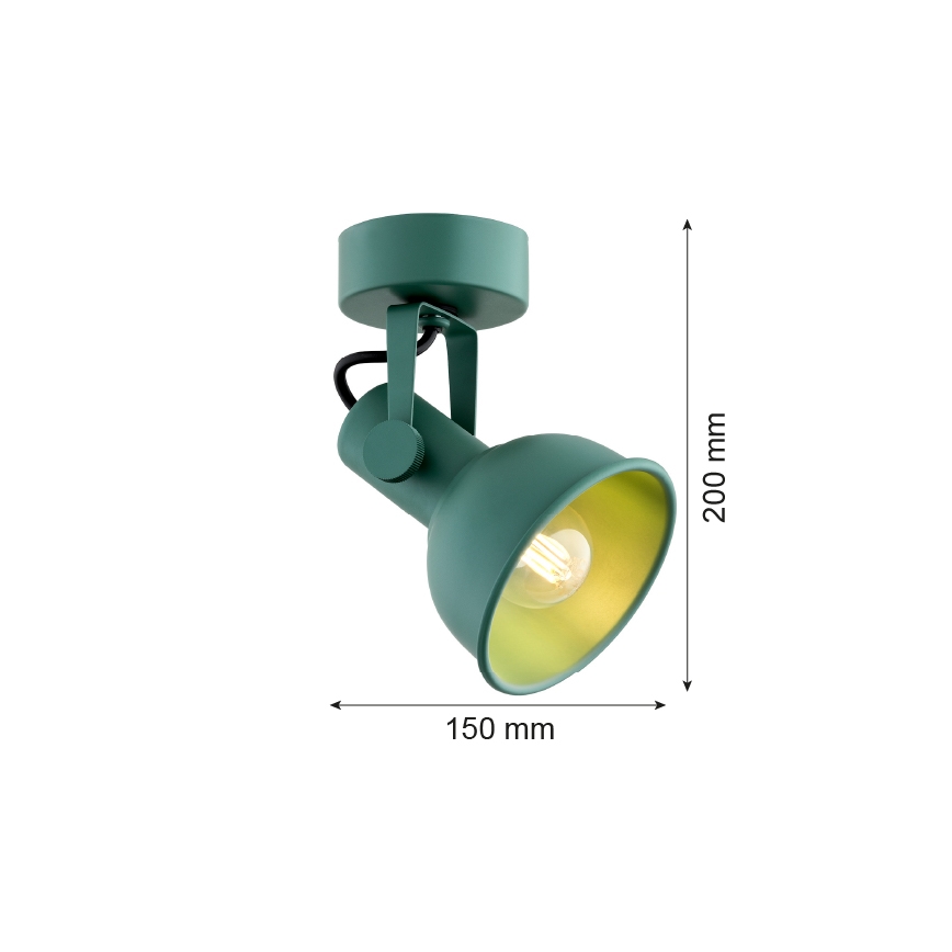 Argon 8299 - Spotlight LENORA 1xE14/7W/230V grön