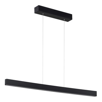 Argon 8303 - LED ljuskrona med textilsladd BALANS LED/35W/230V 3000K svart