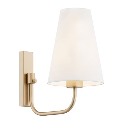 Argon 8312 - Vägglampa SAFIANO 1xE27/15W/230V guld
