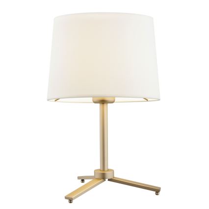 Argon 8318 - Bordslampa CAVALINO 1xE27/15W/230V 39 cm grädde/guld