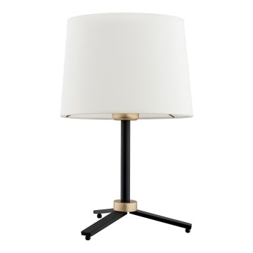 Argon 8319 - Bordslampa CAVALINO 1xE27/15W/230V 39 cm grädde/svart