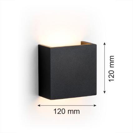 Argon 8359 - LED väggbelysning GENT LED/3,6W/230V 3000K svart