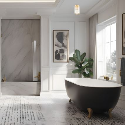 Argon 8501 - Taklampa HAMPTON 1xE14/7W/230V guld