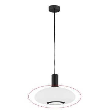 Argon 8565 - Ersättningsglas till ljuskrona SAGUNTO PLUS E27