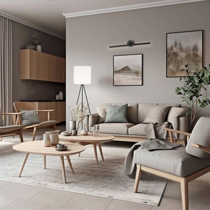 Argon 8594 - LED tavelbelysning MIRIAM LED/7,2W/230V 3000K 40 cm svart