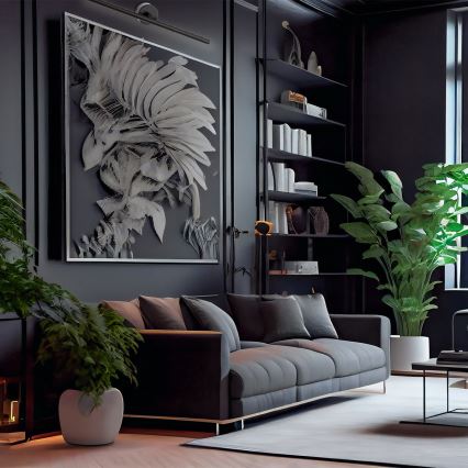 Argon 8597 - LED tavelbelysning MIRIAM LED/10,8W/230V 3000K 60 cm svart