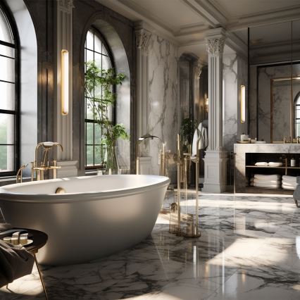 Argon 8622 - LED väggbelysning HAMPTON LED/34W/230V 3000K mässing