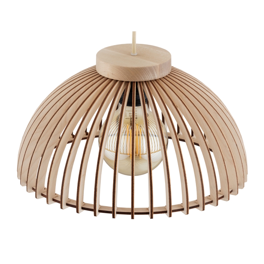 Argon 8633 - Ljuskrona med textilsladd TRE 1xE27/15W/230V