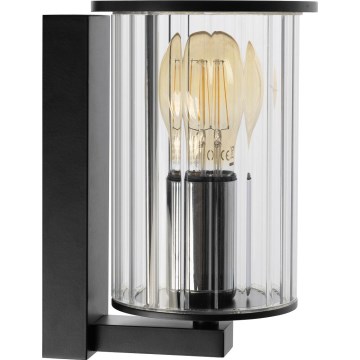Argon 8748 - Vägglampa för utomhusbruk NORFOLK 1xE27/15W/230V IP44 svart