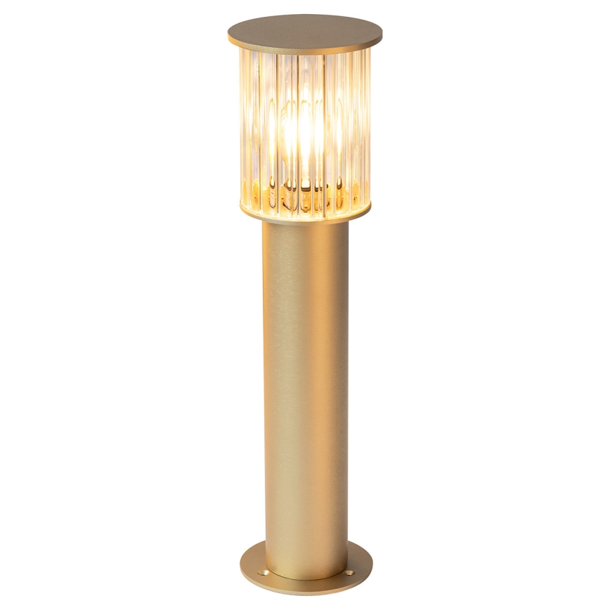Argon 8753 - Utomhuslampa NORFOLK 1xE27/15W/230V IP44 52cm guld