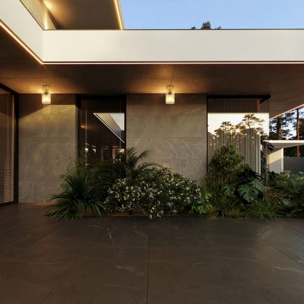 Argon 8774 - Taklampa för utomhusbruk NORFOLK 1xE27/15W/230V IP44 guld