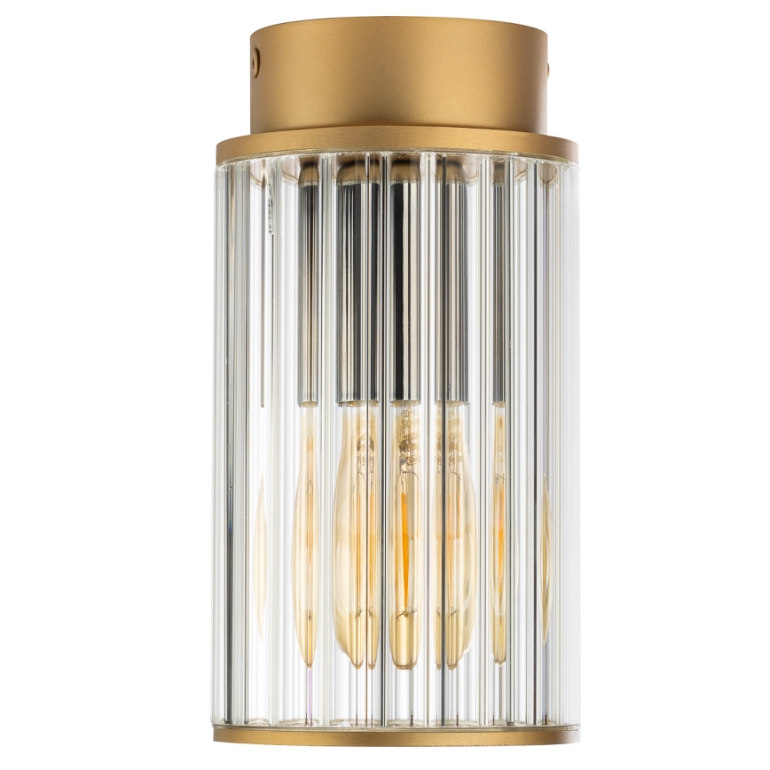 Argon 8774 - Taklampa för utomhusbruk NORFOLK 1xE27/15W/230V IP44 guld