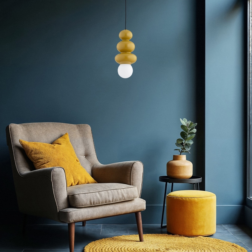 Argon 8787 - Badrumsljuskrona på sträng ORLANDO PLUS 1xG9/6W/230V IP44 brun