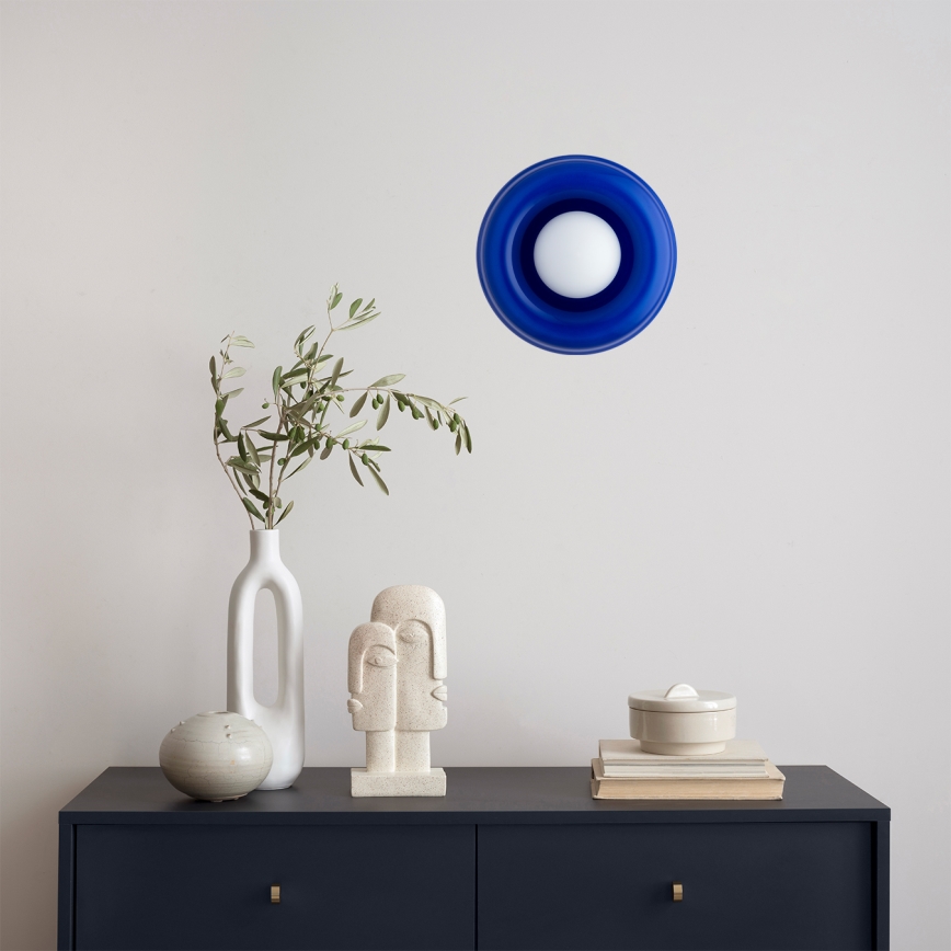 Argon 8813 - Vägglampa TEVO 1xG9/6W/230V blå